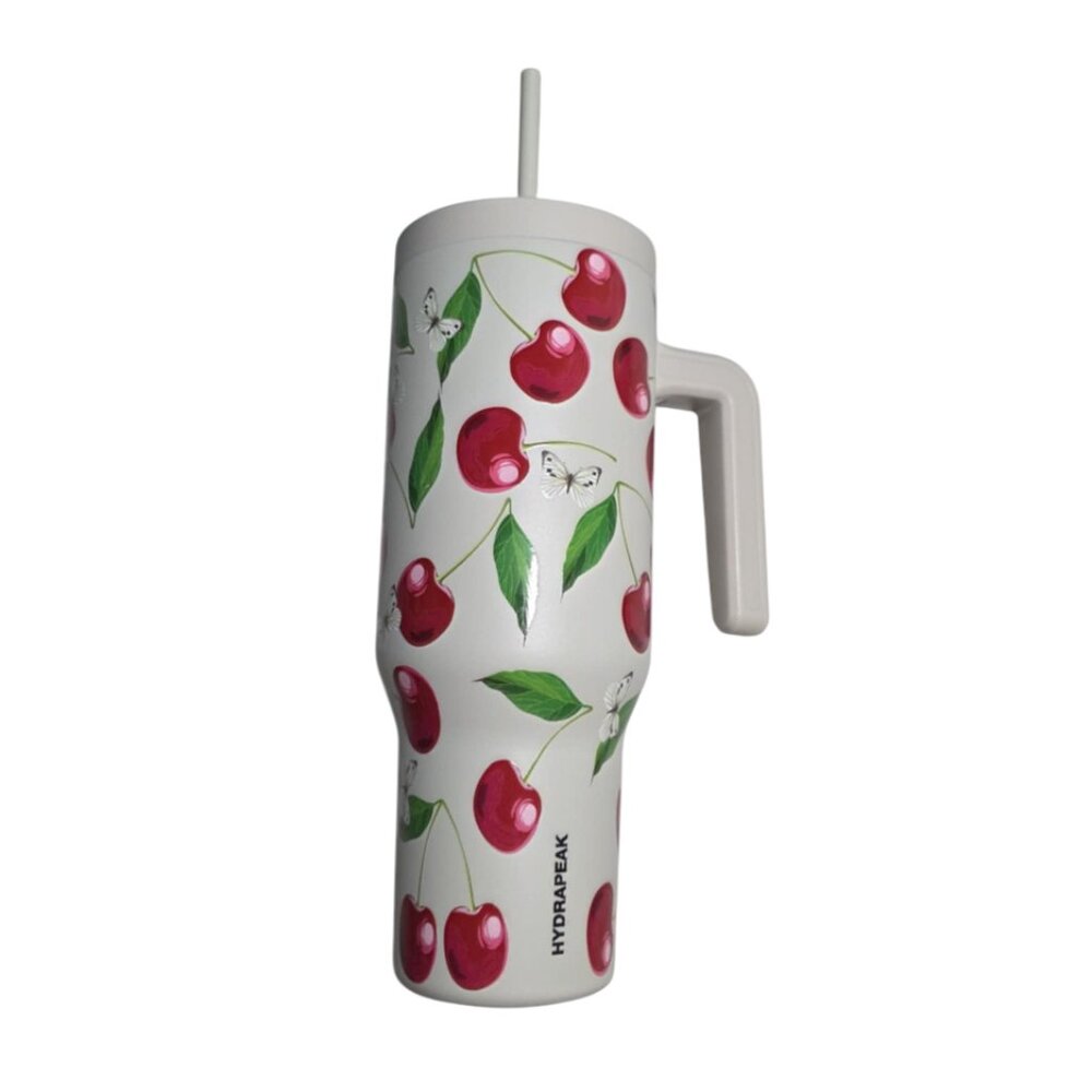 NWOT Hydrapeak Voyager 40 ounce Cherry Butterfly Cup